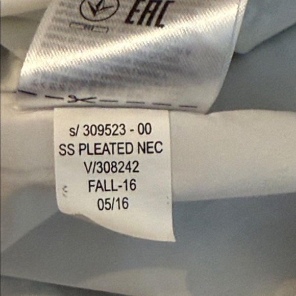 Banana Republic Pleated Neck-Tie Waist Dress in Whipped Mint Size S - Picture 11 of 12